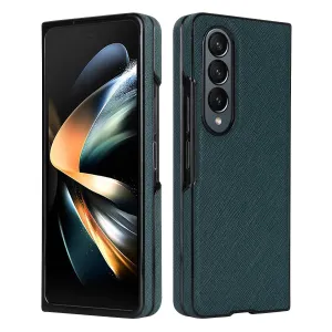 Foldable Cross Pattern Phone Case - Compact Design - Green