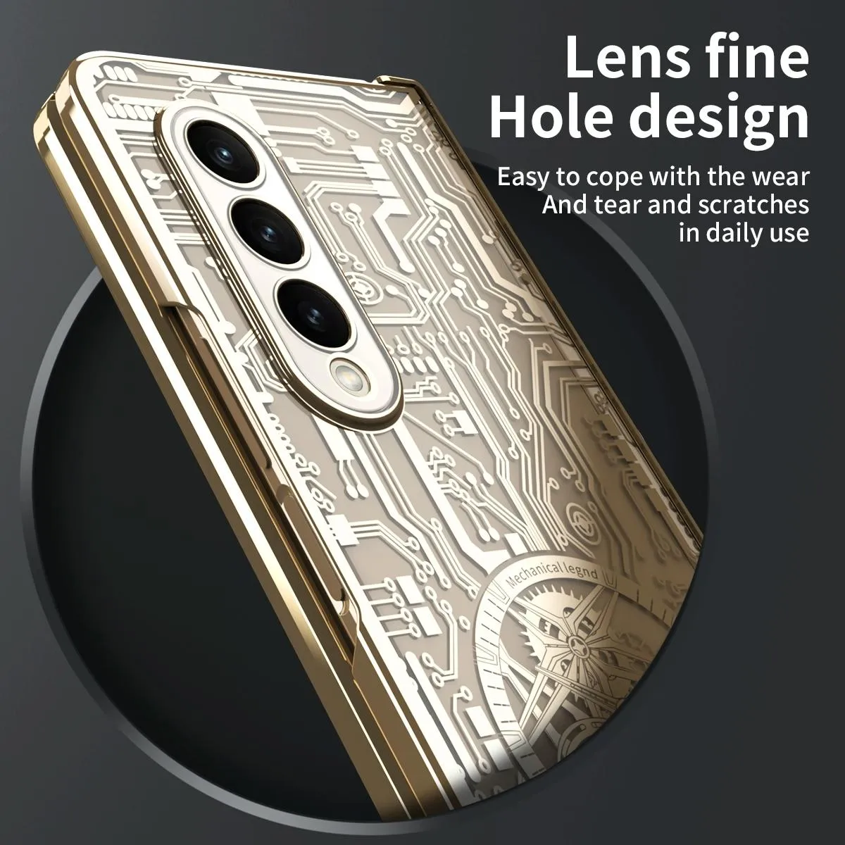 Foldable Electroplated Phone Case - Mechanical Legend 4.5g - Green