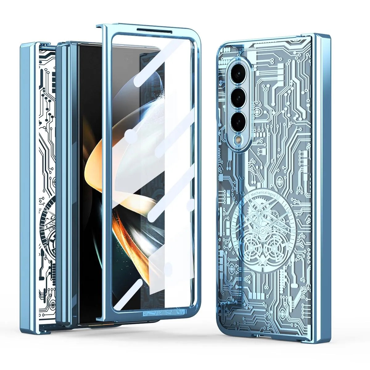 Foldable Electroplated Phone Case - Mechanical Legend 4.5g - Green