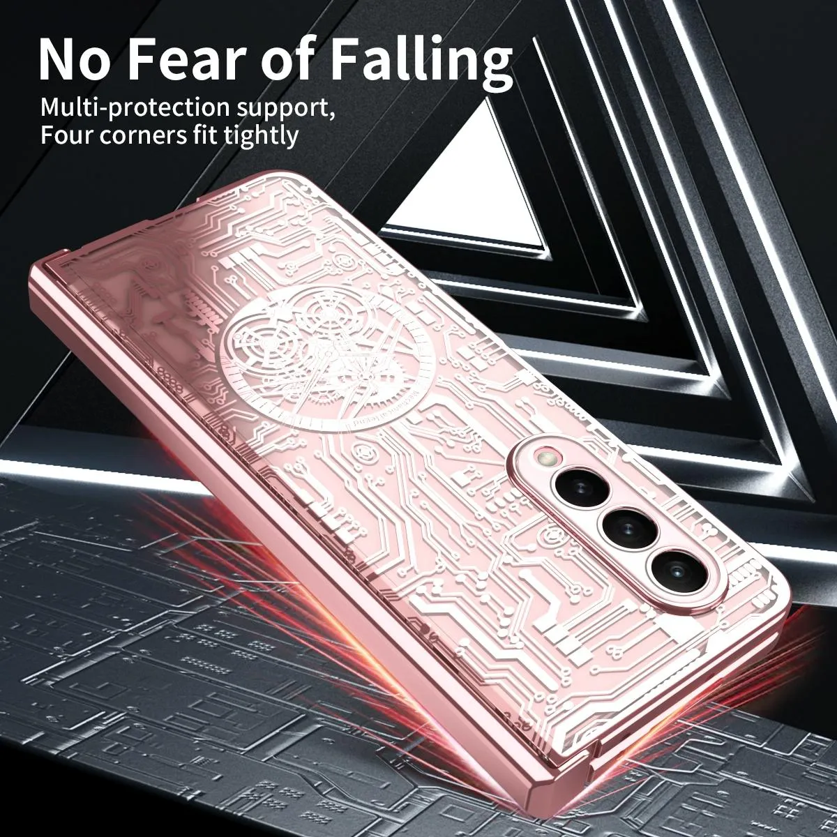 Foldable Electroplated Phone Case - Mechanical Legend 4.5g - Green