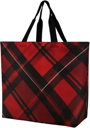 Foldable Grocery Bag Reusable Shopping Bag Pink Flower Tropical Plant Tote Bag Casual Handbags for Work Shopping