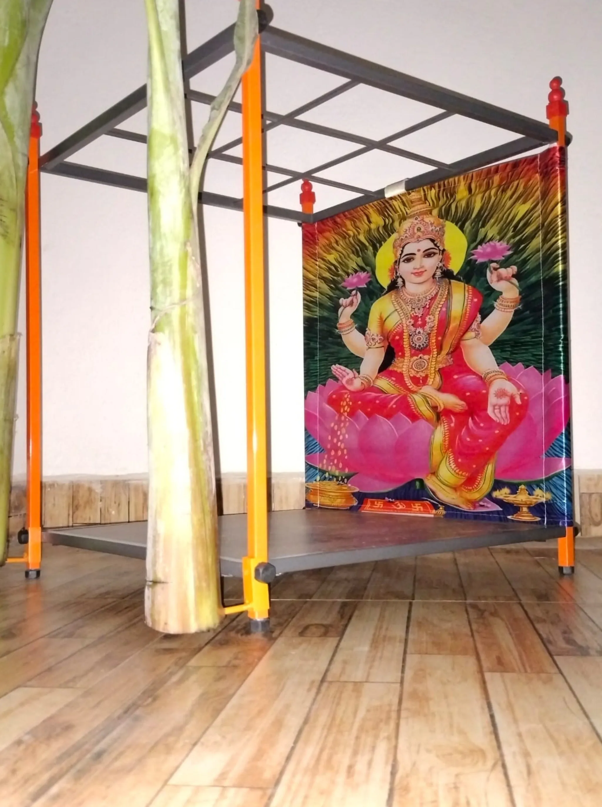 Foldable Pooja Mandapam Mild Steel