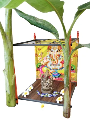 Foldable Pooja Mandapam Mild Steel