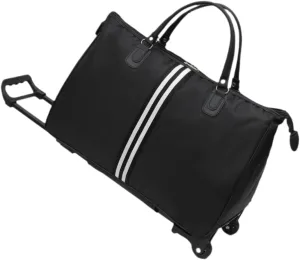 Foldable Rolling Travel Bag for Business Trip Men Women, 58 cmx22 cmx40 cm