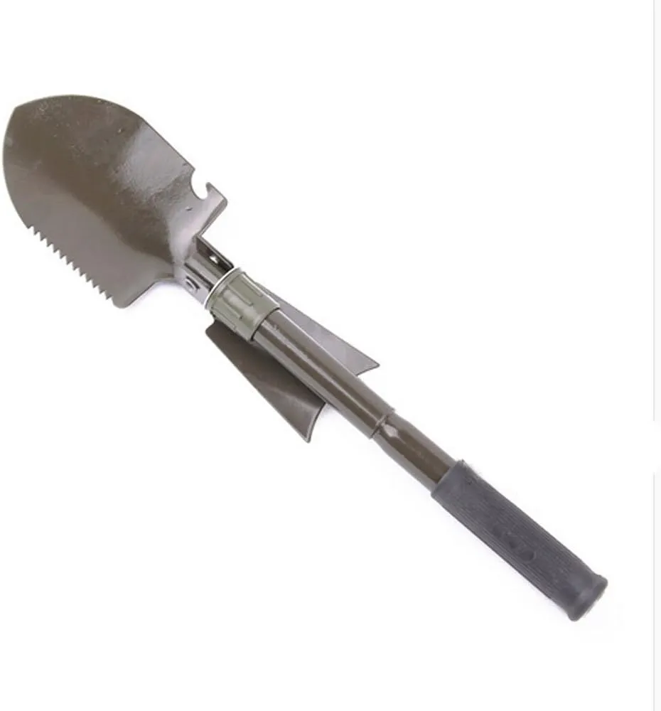 Foldable Tri-fold Shovel Fishing Equipment Outdoor Tools
