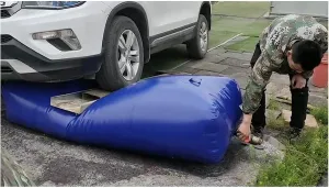 Foldable Water Jerry Can Collapsible Water Container, Bucket Transport Water Storage Bag, Portable Outdoor Leakproof PVC Plant Irrigation Equipment, Customizable (