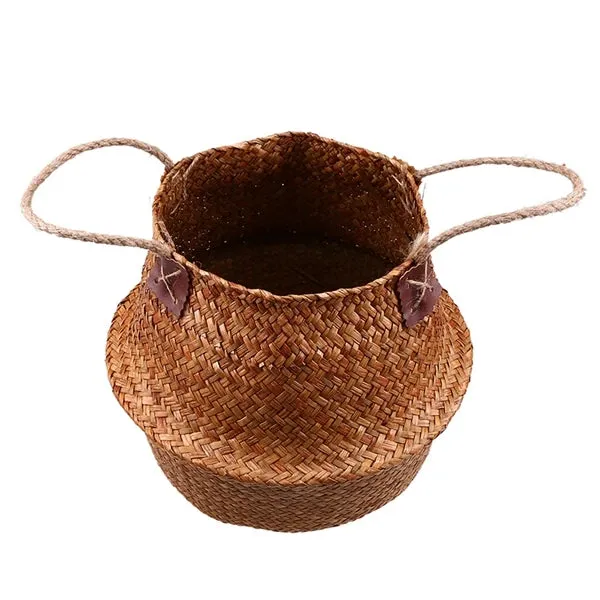Foldable Wicker Basket