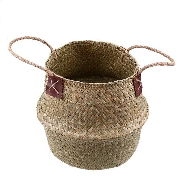 Foldable Wicker Basket