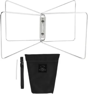 Folding Cooler Stand Luggage Rack with Canvas Storage Bag Lightweight Foldable Stand Rack Ice Box Holder for Barbecue Hiking