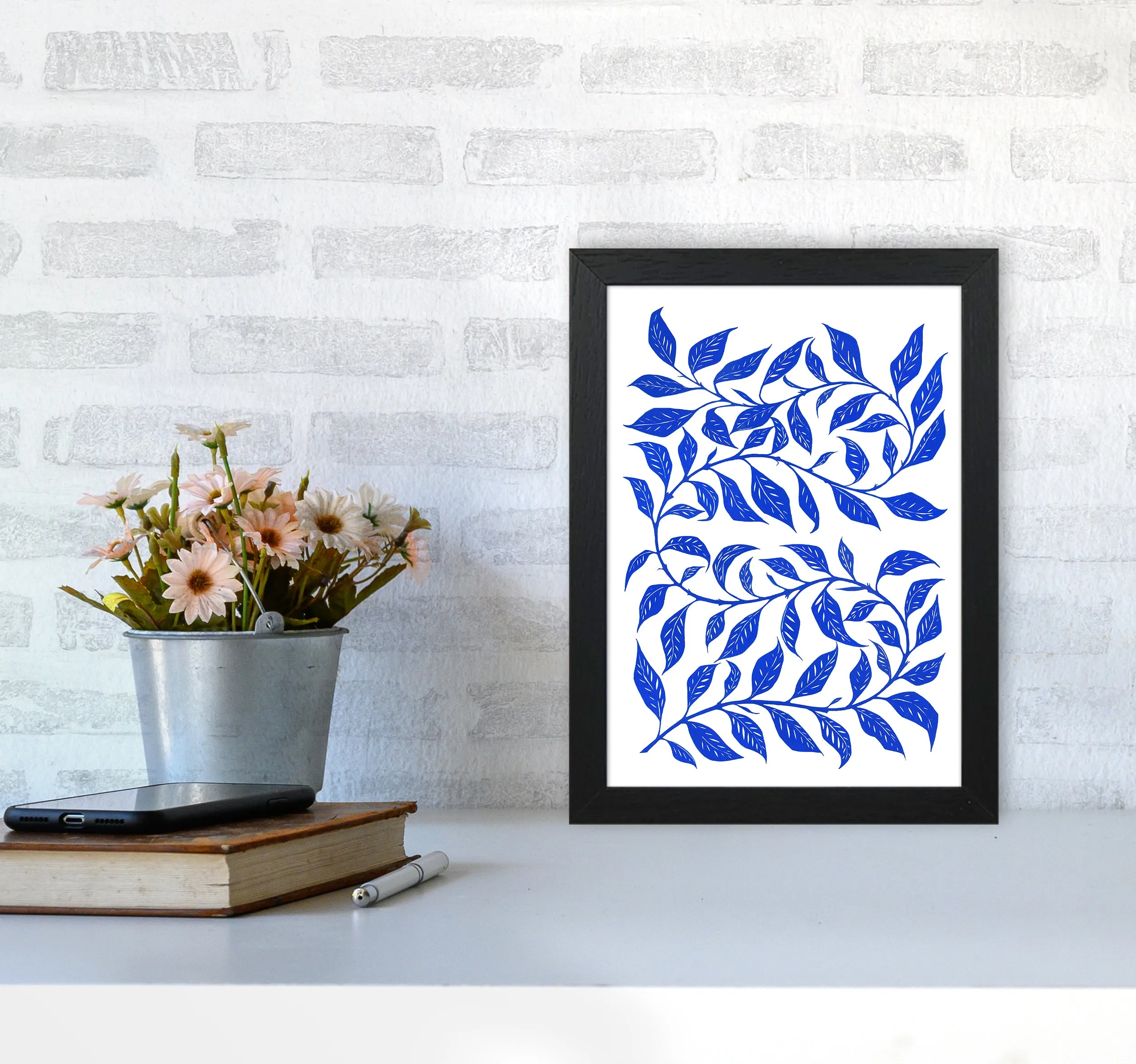 Foliage No 1 Botanical Art Print by Kookiepixel
