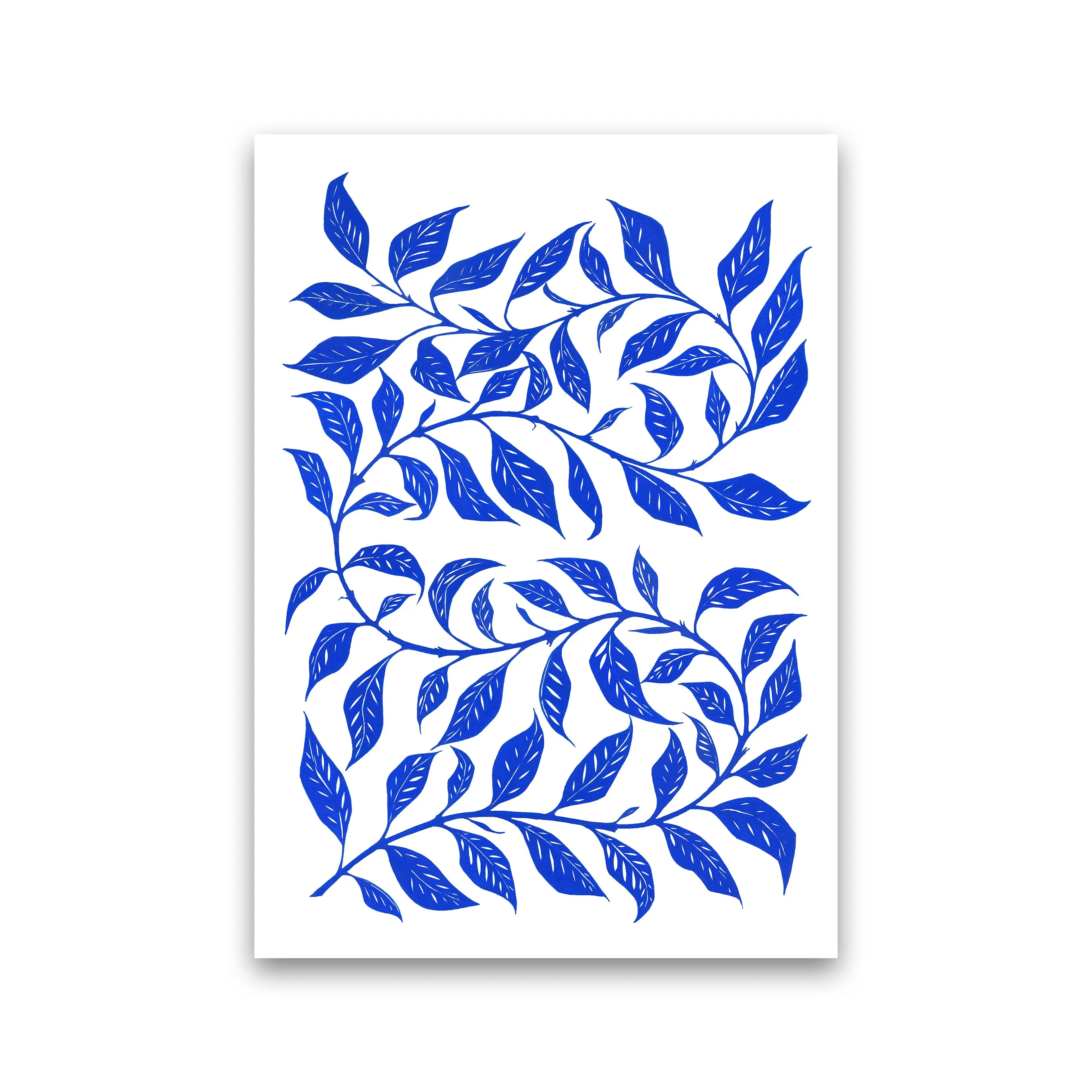 Foliage No 1 Botanical Art Print by Kookiepixel