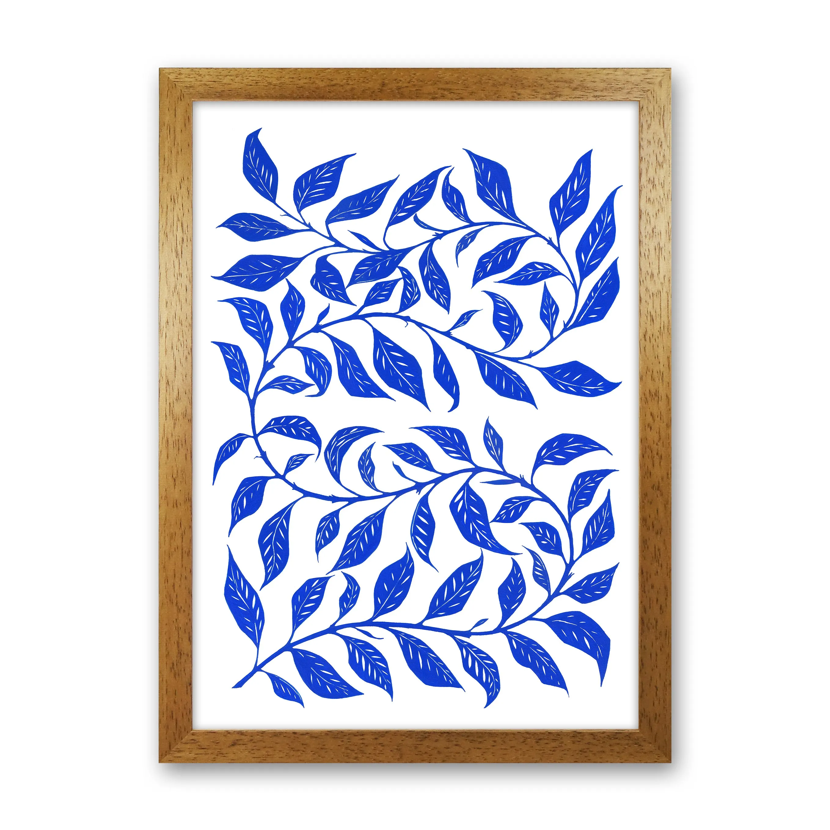 Foliage No 1 Botanical Art Print by Kookiepixel