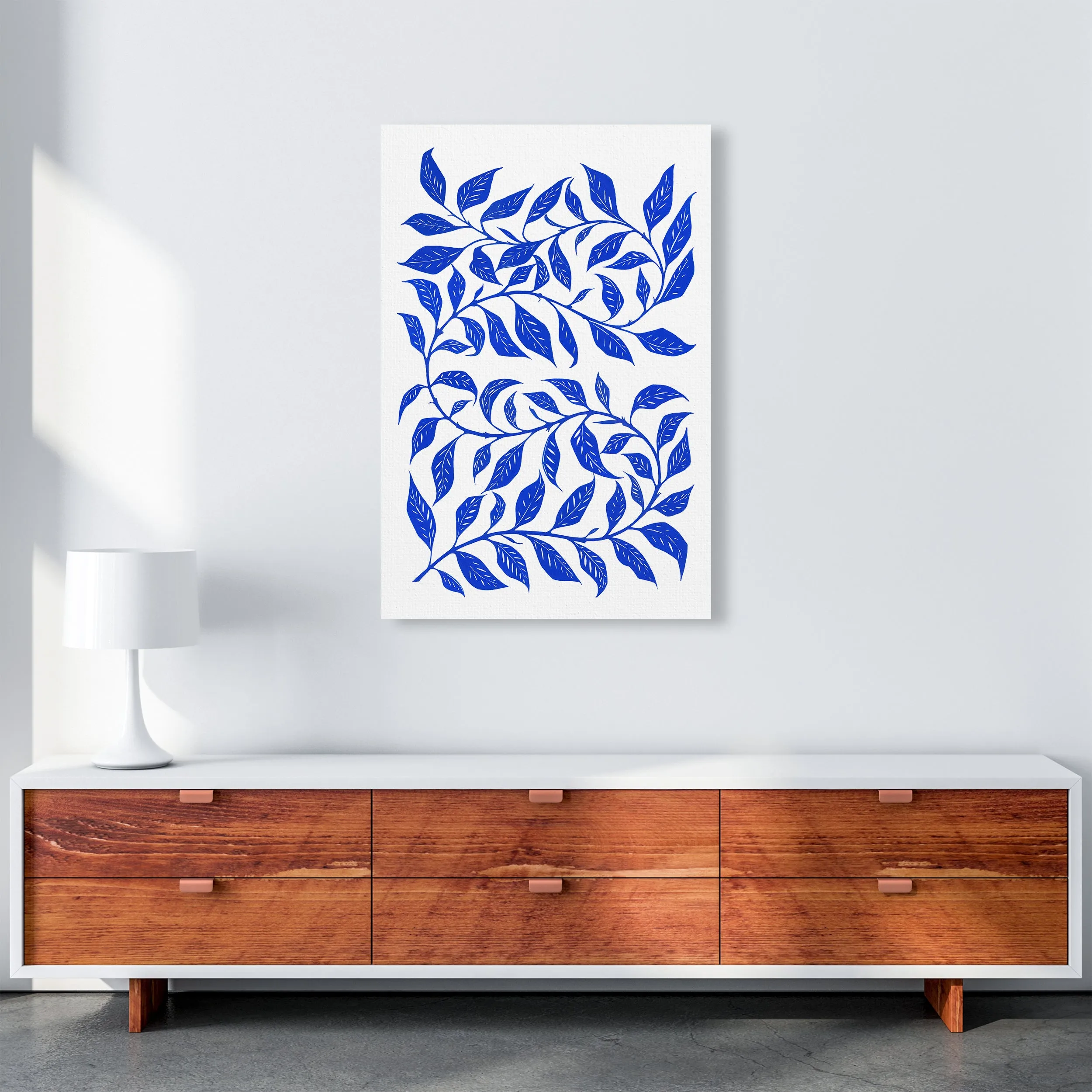 Foliage No 1 Botanical Art Print by Kookiepixel