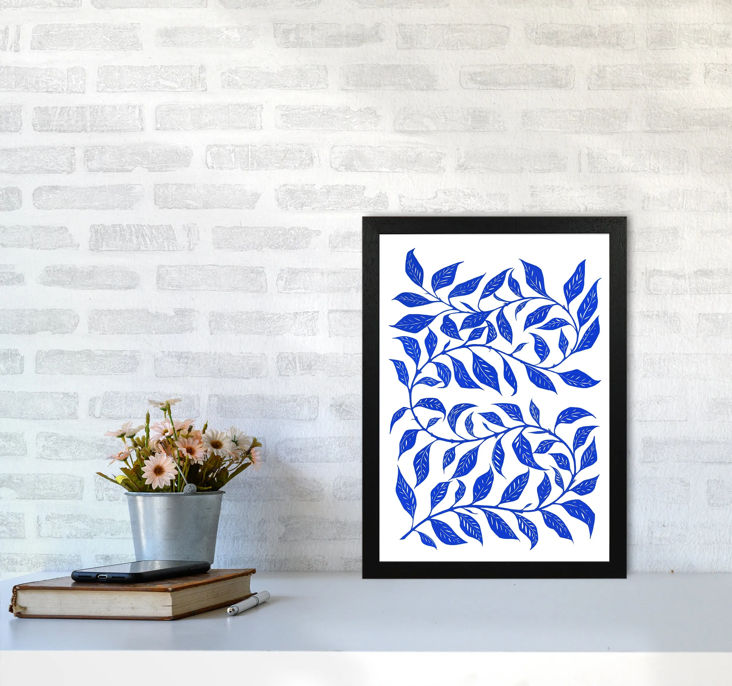 Foliage No 1 Botanical Art Print by Kookiepixel