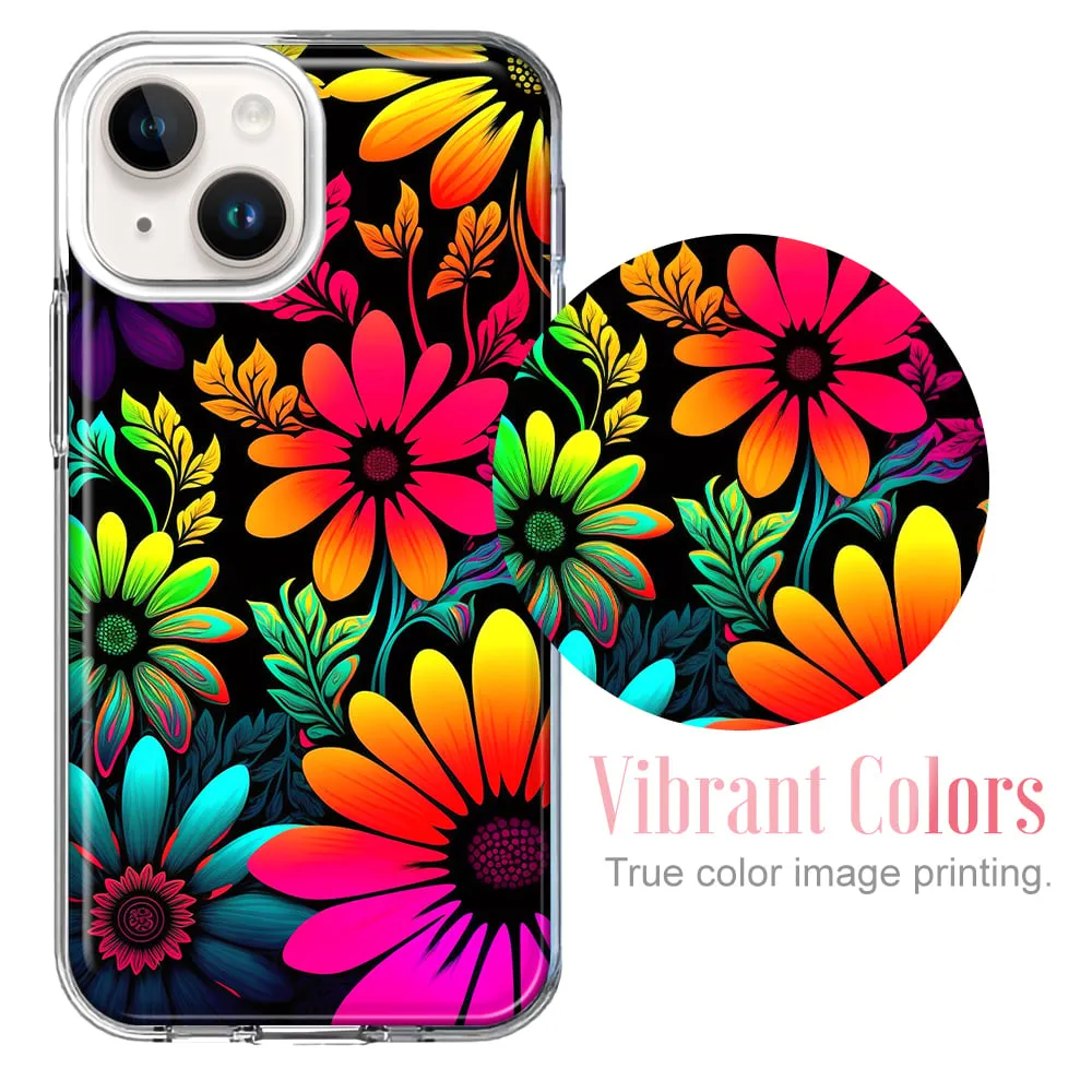 For Apple iPhone 13 Mini Gnome Sunflower Leopard Design Hybrid Protective Phone Case Cover