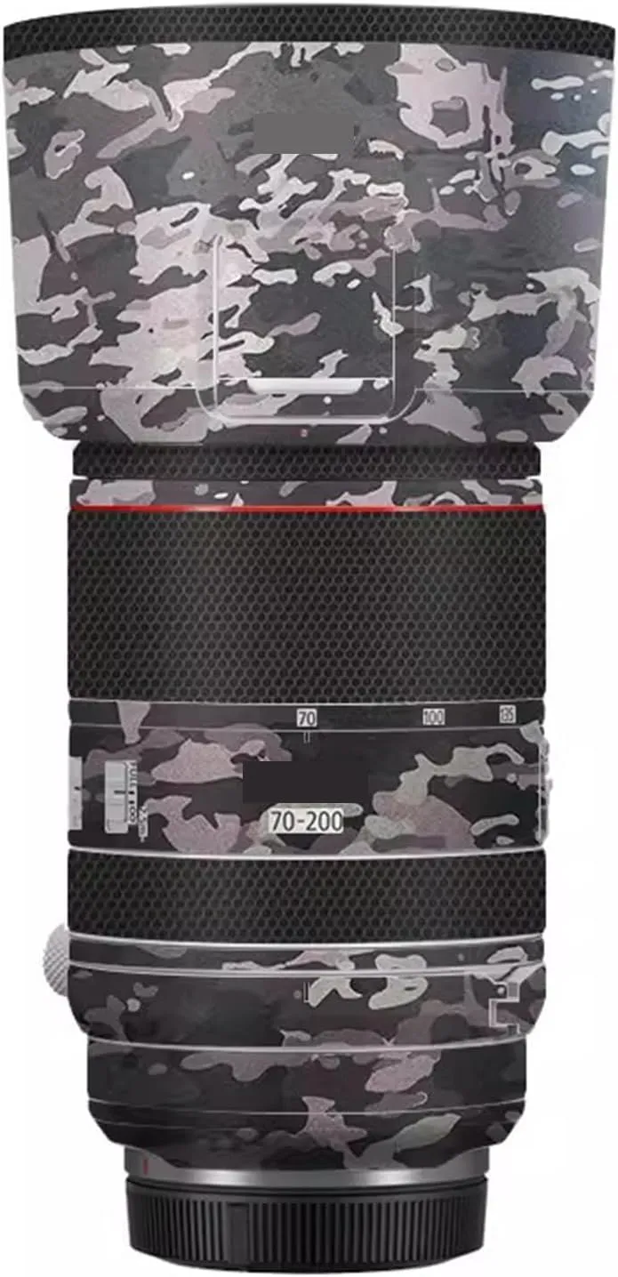 for Canon RF 70-200mm F2.8 L is USM Vinyl Wrap Decal Skin Film Anti-Scratch Camera Lens Body Protective Sticker Protector Coat 70-200 2.8(Field Camouflage)