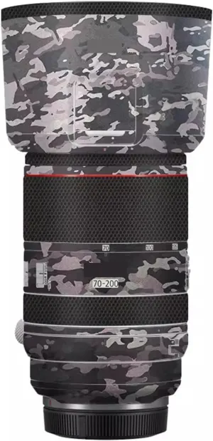 for Canon RF 70-200mm F2.8 L is USM Vinyl Wrap Decal Skin Film Anti-Scratch Camera Lens Body Protective Sticker Protector Coat 70-200 2.8(Field Camouflage)