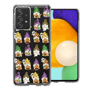 For Samsung Galaxy A33 Spooky Halloween Gnomes Cute Characters Holiday Seasonal Pumpkins Candy Ghosts Double Layer Phone Case Cover