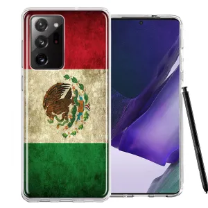 For Samsung Galaxy Note 20 Ultra Flag of Mexico Double Layer Phone Case Cover