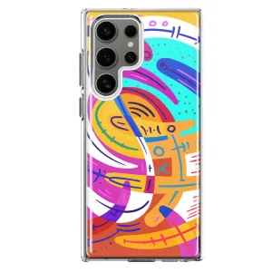 For Samsung Galaxy S22 Ultra Vintage Abstract Liquid Slim Shockproof Hard Shell TPU Case Heavy Duty Protective Phone Cover