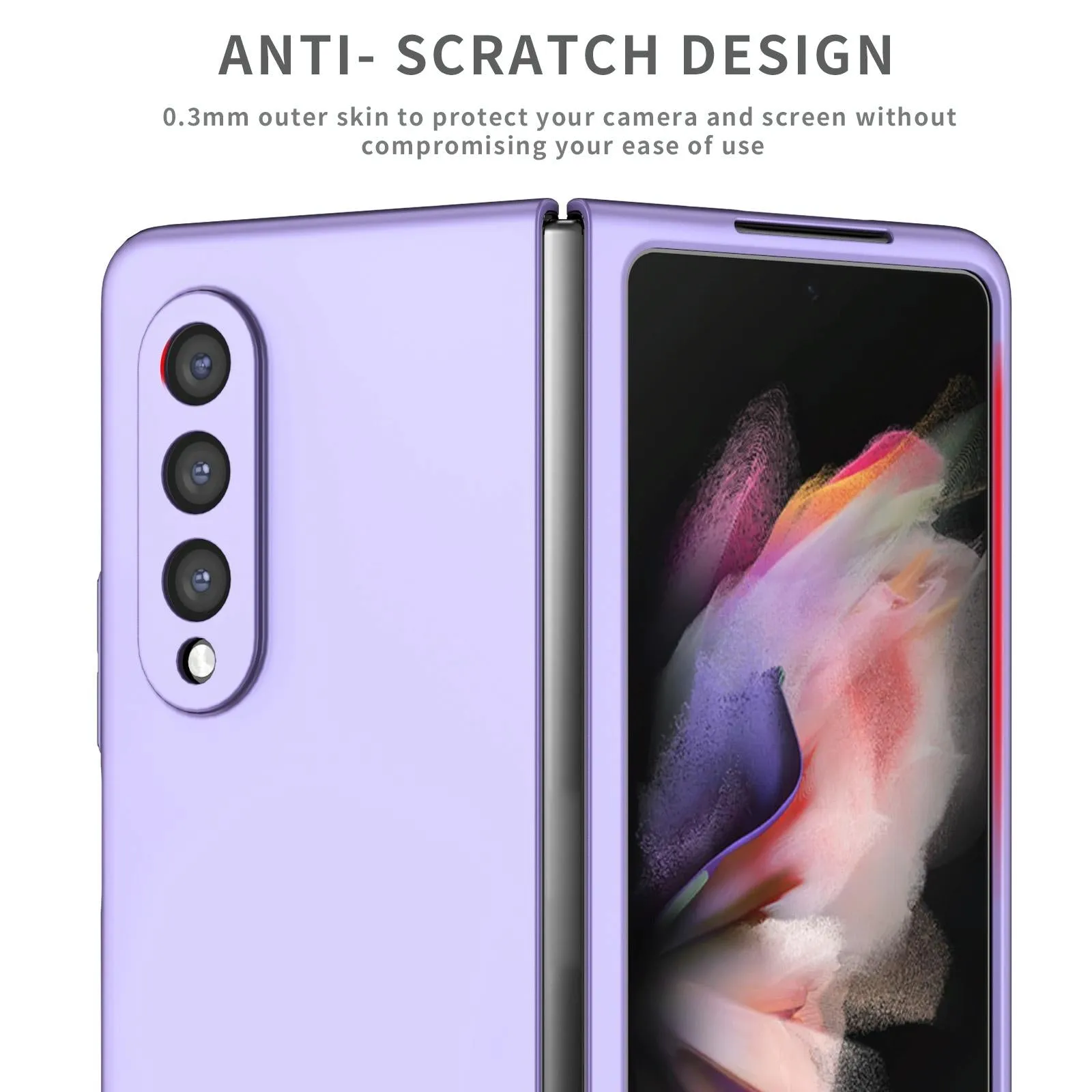 For Samsung Galaxy z Fold4 5G Foldable Armor Phone Case - Compact and Durable - Dark Blue
