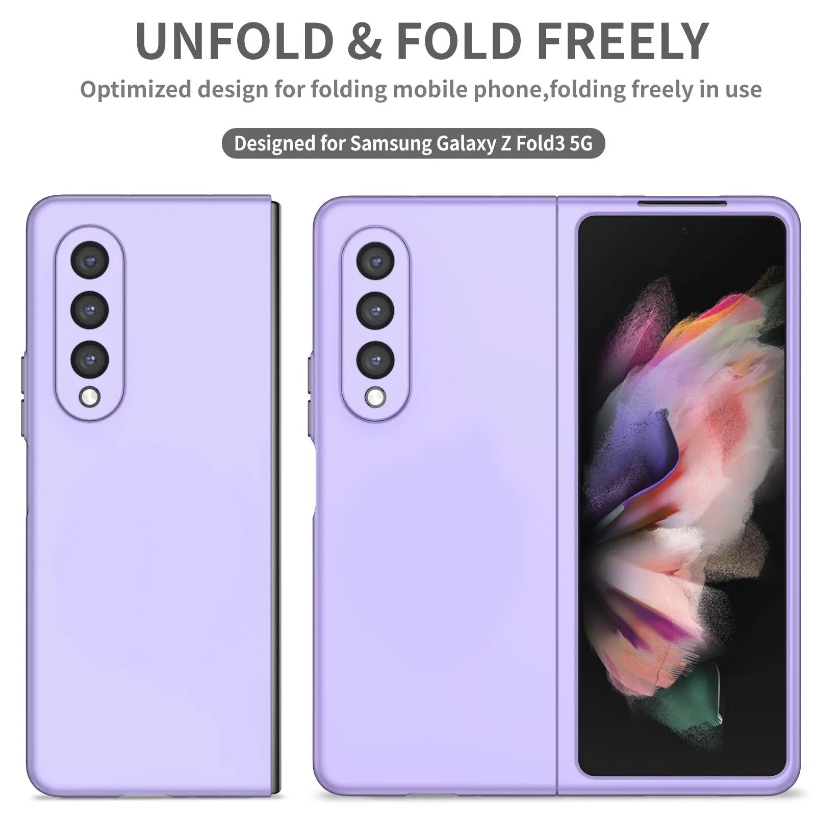 For Samsung Galaxy z Fold4 5G Foldable Armor Phone Case - Compact and Durable - Dark Blue
