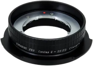 Fotodiox Pro Lens Mount Adapter, Contax G Lens to Sony FZ Mount Camera Adapter with Focus Control Dial - fits Sony PMW-F3, F5, F55 Digital Cinema Camcorders