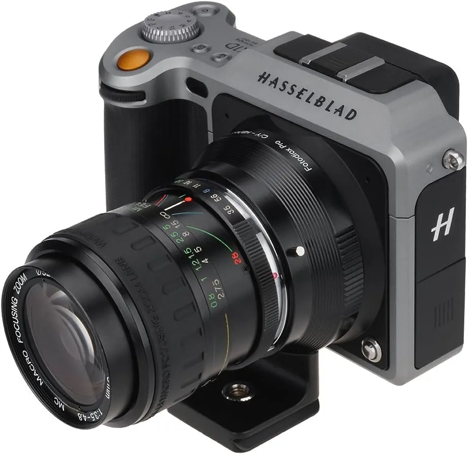 Fotodiox Pro Lens Mount Adapter, Contax/Yashica (CY) SLR Lens to Hasselblad XCD Mount Mirrorless Digital Camera Systems (Such as X1D-50c and More)