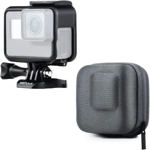 Frame Mount Case Housing Shell   Portable Mini Camera Bag Travel Protective Carrying Case Compatible with GoPro Hero 5/6/7 Black White Silver Hero(2018) Camera