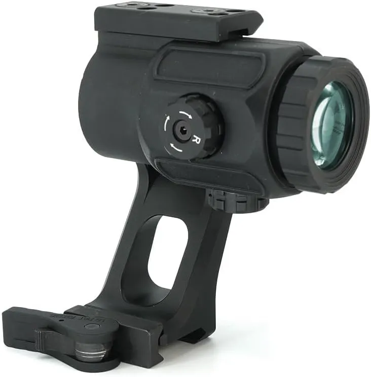 FTC 2.26/2.91 G33 G43 G45 3X/5X 6X Magnifier Flip-to-Side Mount Kit Tactical Optics Base Adapter QD Quick Release/Detach with Heighten Spacer Combo