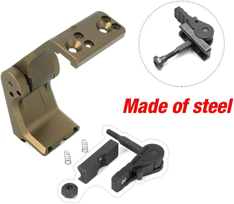 FTC Magnifier Mount with Fast QD Lever 2.26”/2.91" Optical Centerline Height, Flip-to-Center (FTC),Compatible G30,G23,G33,G43,G45, 3X, 6X Etc