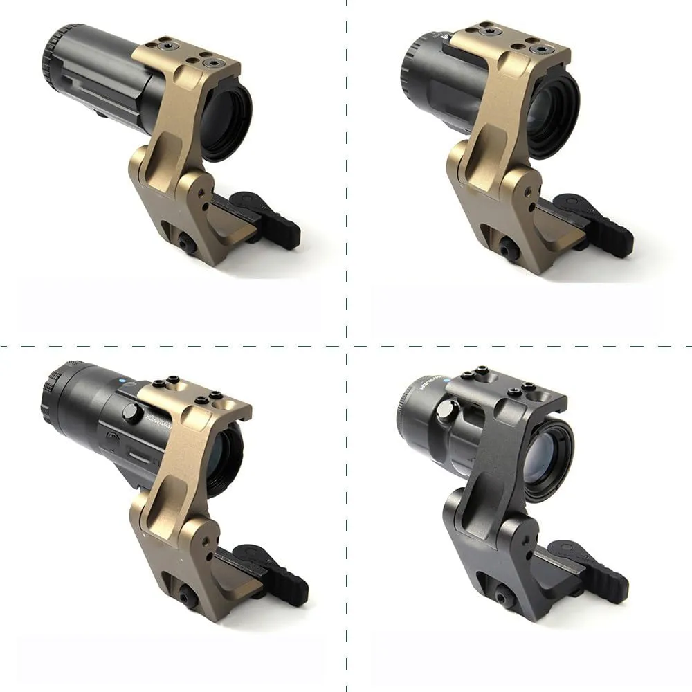 FTC Magnifier Mount with Fast QD Lever 2.26”/2.91" Optical Centerline Height, Flip-to-Center (FTC),Compatible G30,G23,G33,G43,G45, 3X, 6X Etc