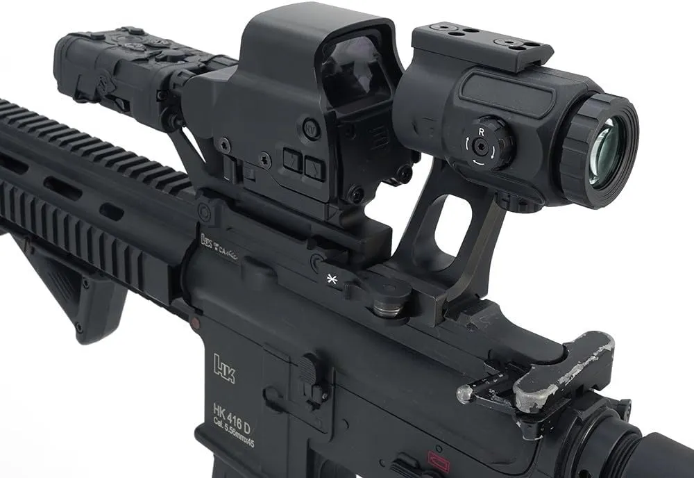 FTC Magnifier Mount with Fast QD Lever 2.26”/2.91" Optical Centerline Height, Flip-to-Center (FTC),Compatible G30,G23,G33,G43,G45, 3X, 6X Etc
