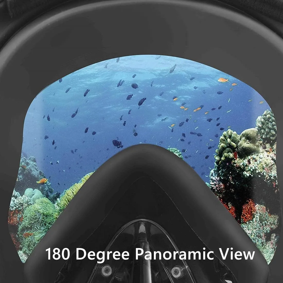 Full Face Snorkel Mask, Snorkeling Mask with Detachable Camera Mount, 180 Panoramic Anti-Fog Anti-Leak Diving Mask for Adult and Kids…