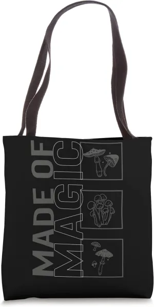 Fungi Made Vintage Magical Mushroom Fungus Botanical Plant Tote Bag