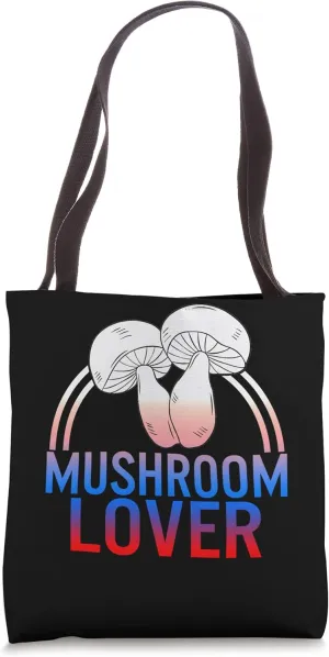 Fungi Mushroom Lover Growing Fungus Botanical Plant Vintage Tote Bag