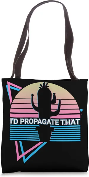 Funny Succulent Plant Pot Succulent Planters Propagate That Tote Bag