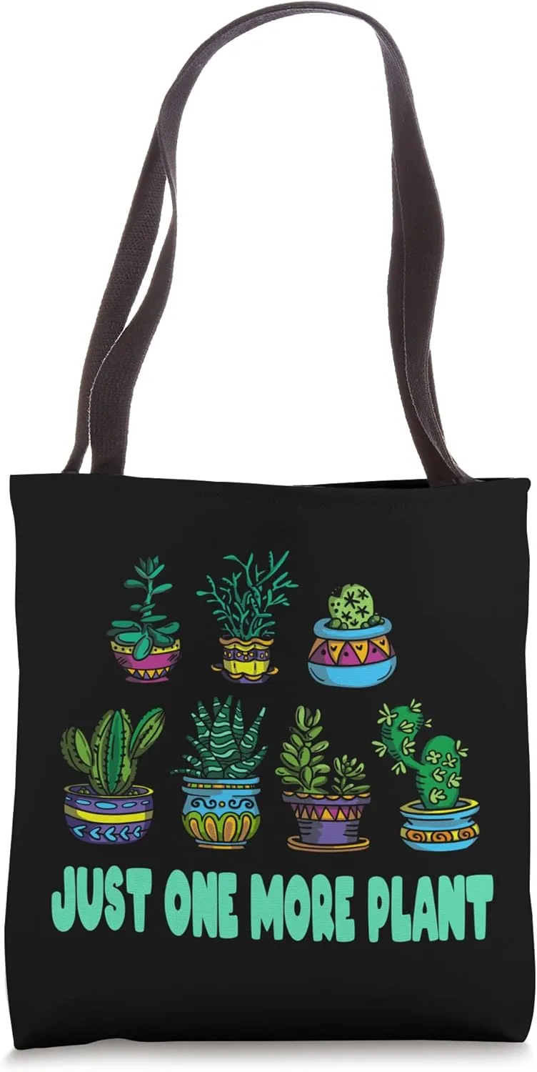 Funny Succulent Plants Ornamental Houseplant Cactus Tote Bag