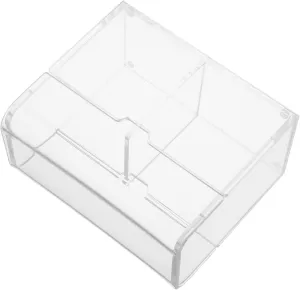 Garneck Acrylic Trading Card Box 12x10x6cm Story Cards Organizer Flashcards Sturdy Storage