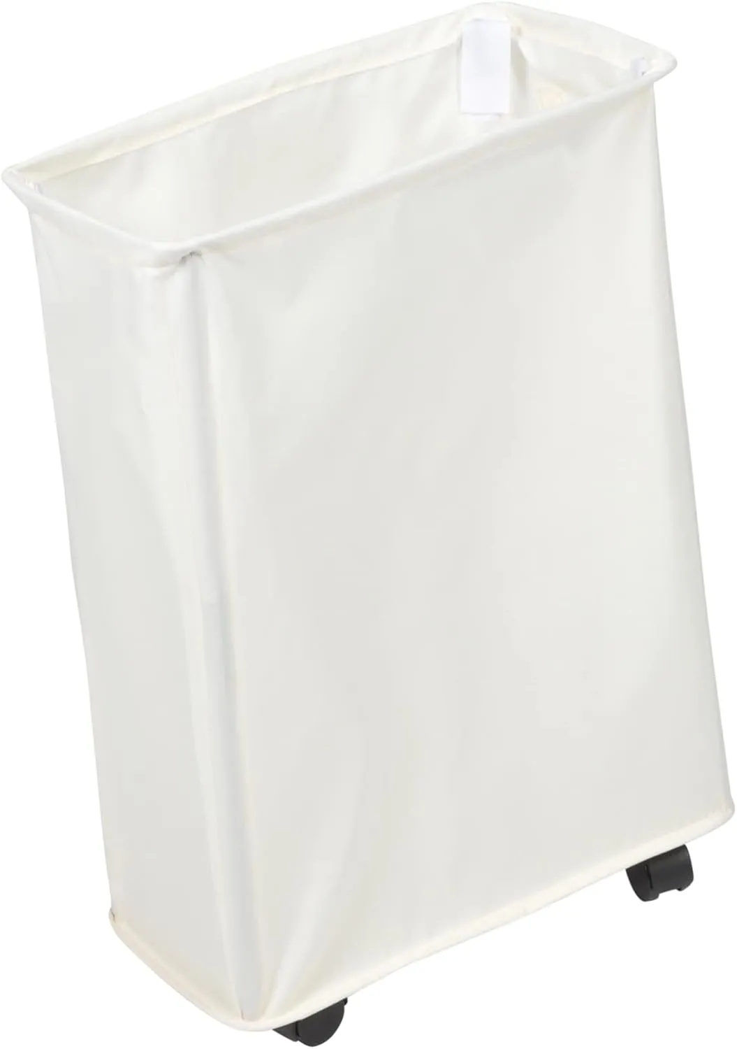 Garneck Rolling Laundry Hamper with Wheels Collapsible Dirty Clothes Basket Narrow Laundry Holder for Space Saving Storage for Home Use