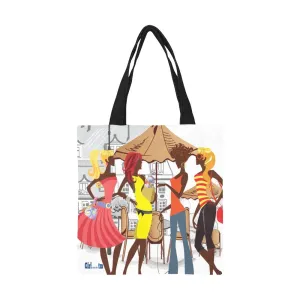 Girl 4 Cafe Divas Canvas Tote Bag