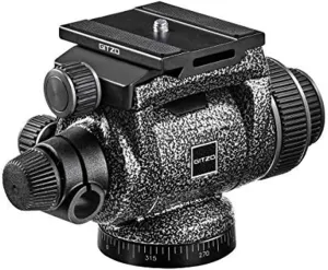 Gitzo 2-Way Fluid Head for Tripods, for CSC and DSLR Cameras, for Birdwatching and Nature Photography, in Ultra-Lightweight Magnesium, Holds up to 6 Kg, for Photographers and Videographers