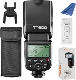 Godox Flash TT600 - Speedlite Flash with Built-in Trigger System Compatible for Canon Nikon Pentax Olympus Fujifilm Panasonic,Creative Lighting for DSLR Cameras