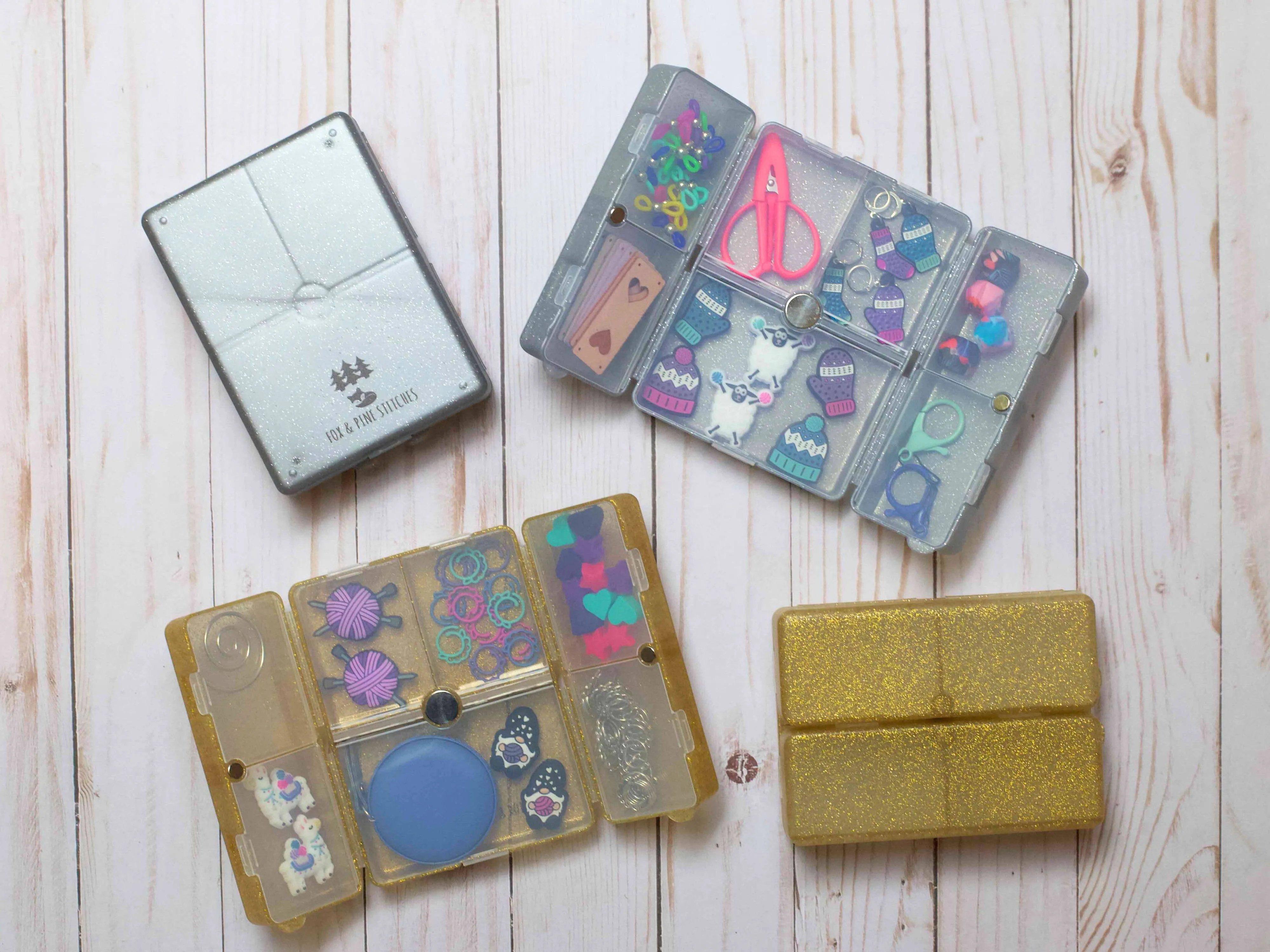 Gold *Glitter* Notion Nooks | The Ultimate On The Go Organizer
