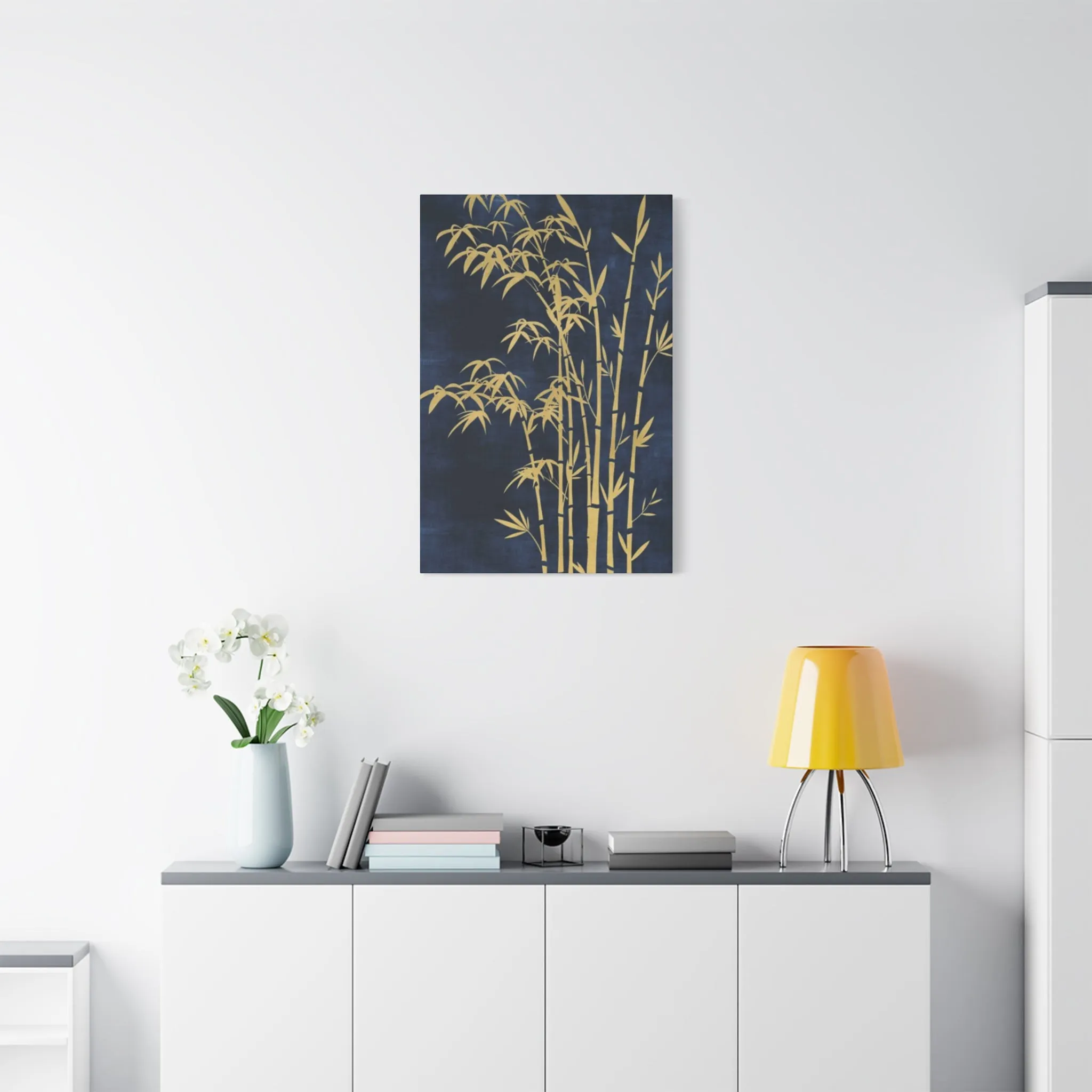Golden Plant Art Wall Art & Canvas Prints