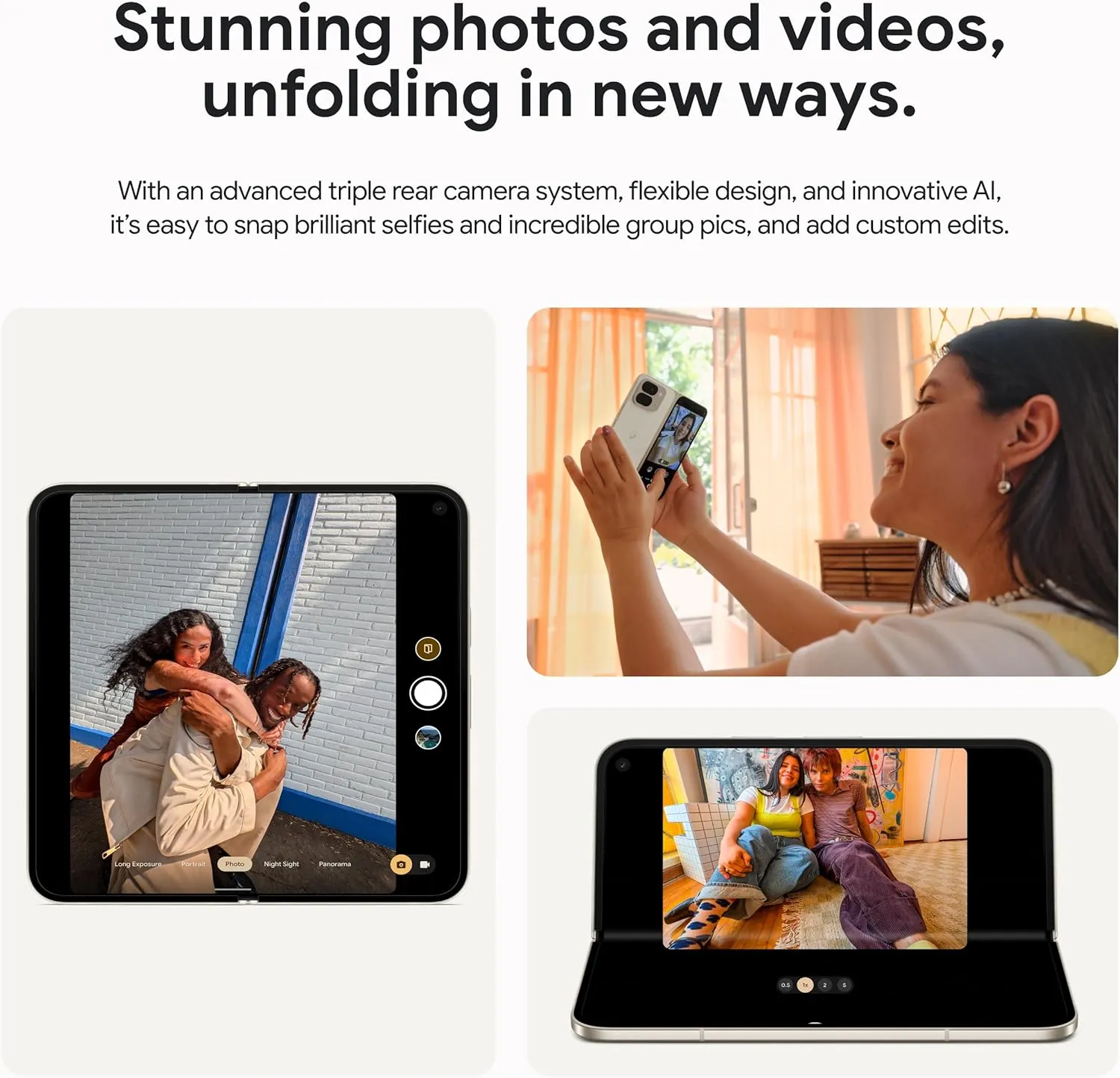 Google Pixel 9 Pro Fold - Unlocked Android Smartphone with Gemini - Advanced Triple Rear Camera System - Foldable Display - Hands-Free Video - Obsidian - 256 GB