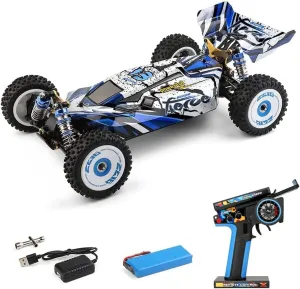 GoolRC WLtoys 124017 V2 RC Car, 1:12 Scale 2.4GHz Remote Control Off-Road Buggy Drift Car RTR with Brushless Motor and Metal Chassis for Adults