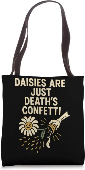 Goth Gardener Witchy Garden Skull Plant Moody Dark Aesthetic Tote Bag