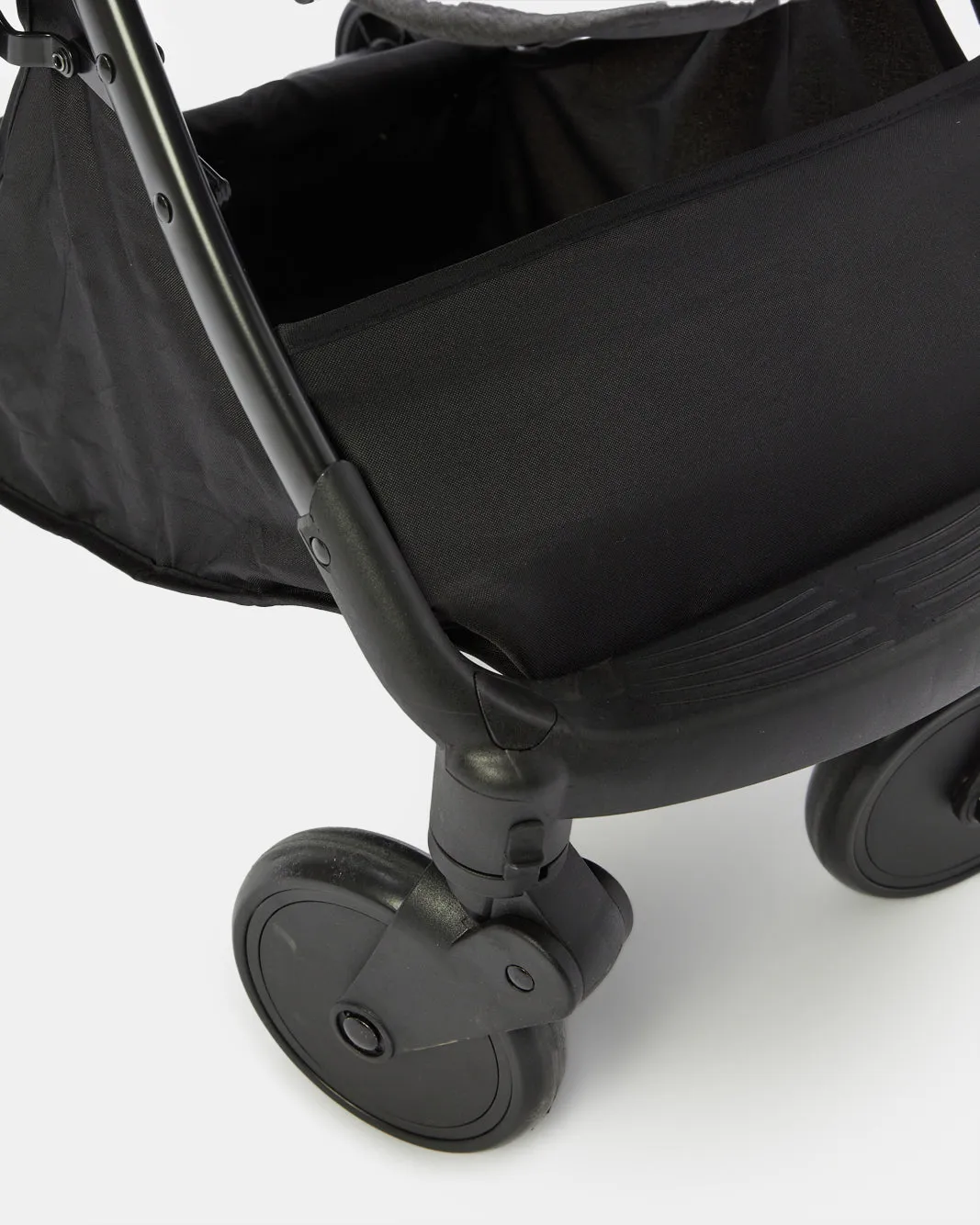 Grey Baby Single Foldable Stroller
