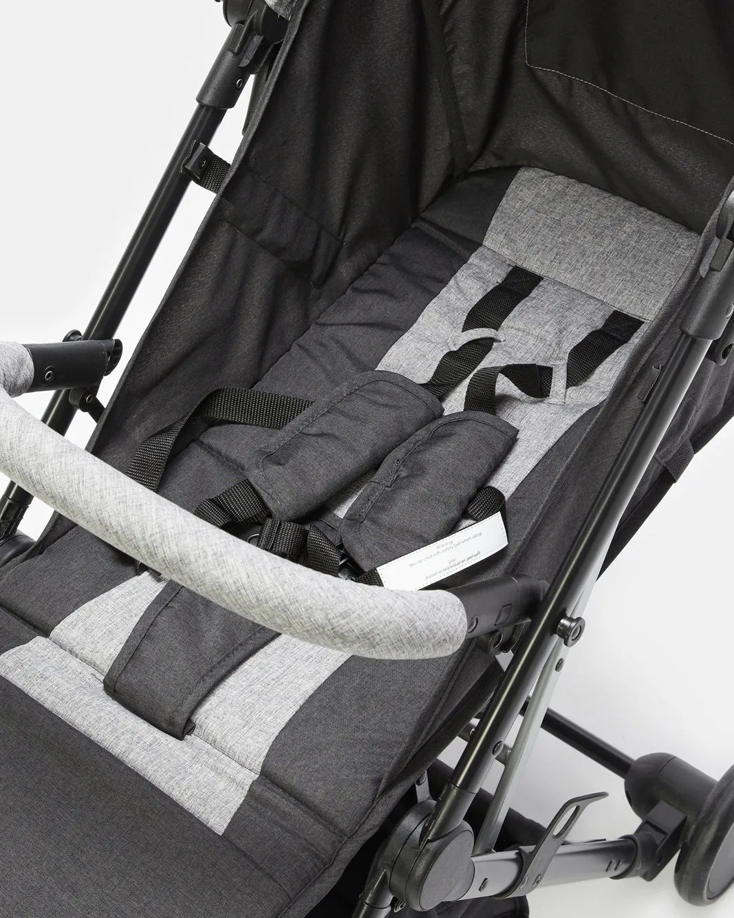 Grey Baby Single Foldable Stroller